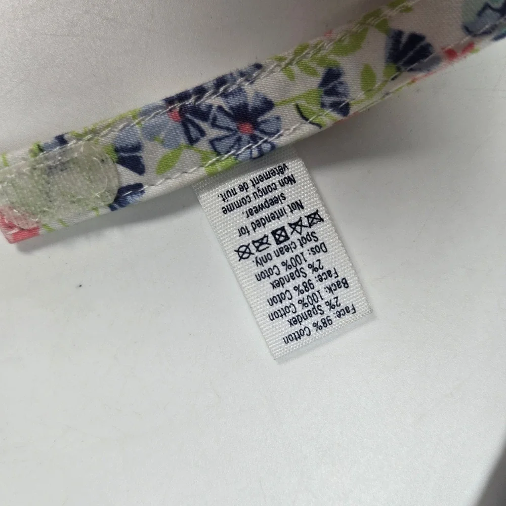 Janie and Jack Necktie Kids 6+ White Floral Pre-Tied Adjustable Wedding Easter‎